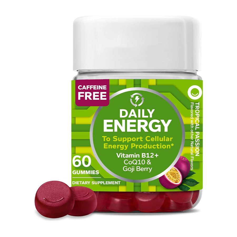 Olly Daily Energy Gummies підживлює ваш день природною клітинною енергією